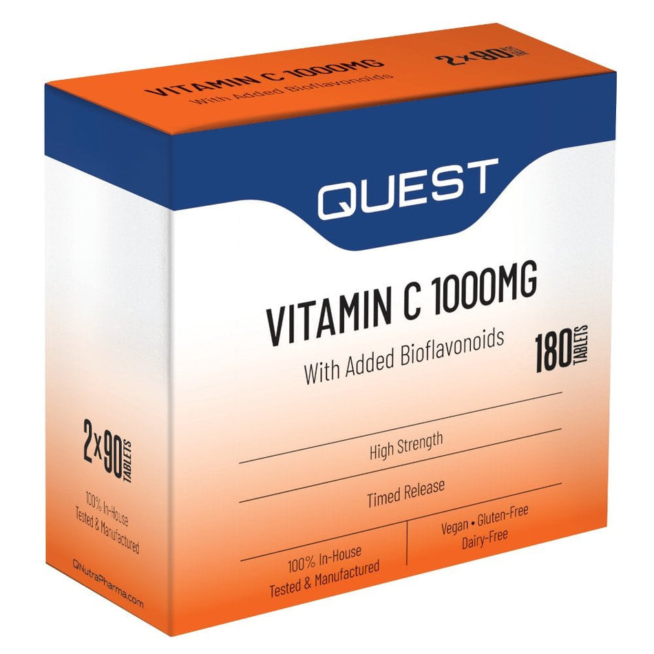 Quest Timed Release Vitamin C 1000mg 2 x 90 Tablets