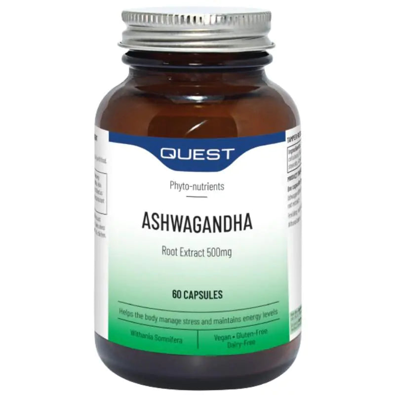 Quest Ashwagandha Root Extract 500mg 60 Tablets