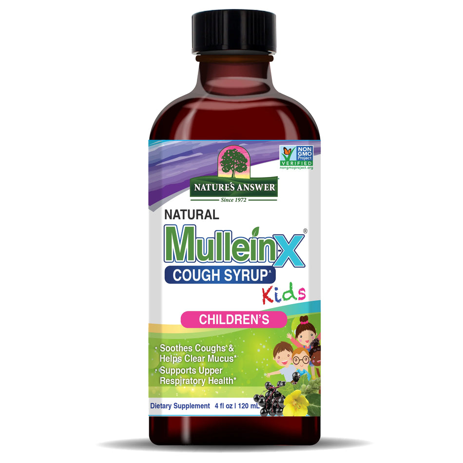 Nature's Answer Mullein-X Kids Cough Syrup 120ml for Upper Respiratory Health