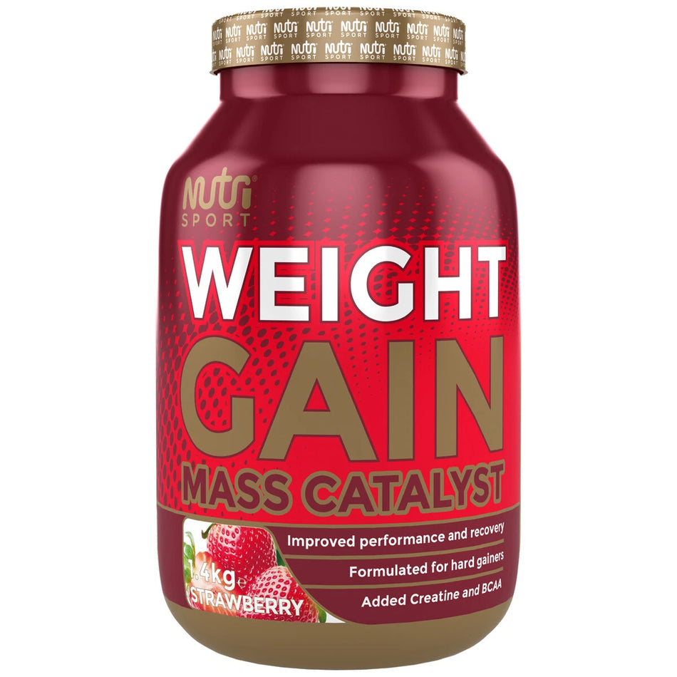Nutrisport Weight Gain Strawberry Flavored 1.4kg