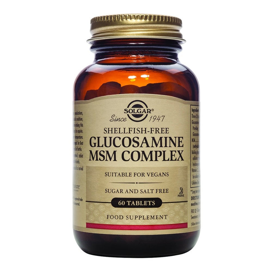 Solgar Glucosamine MSM Complex 60 Tablets