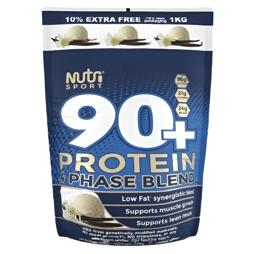 Nutrisport 90+ Protein Vanilla Flavored 908g
