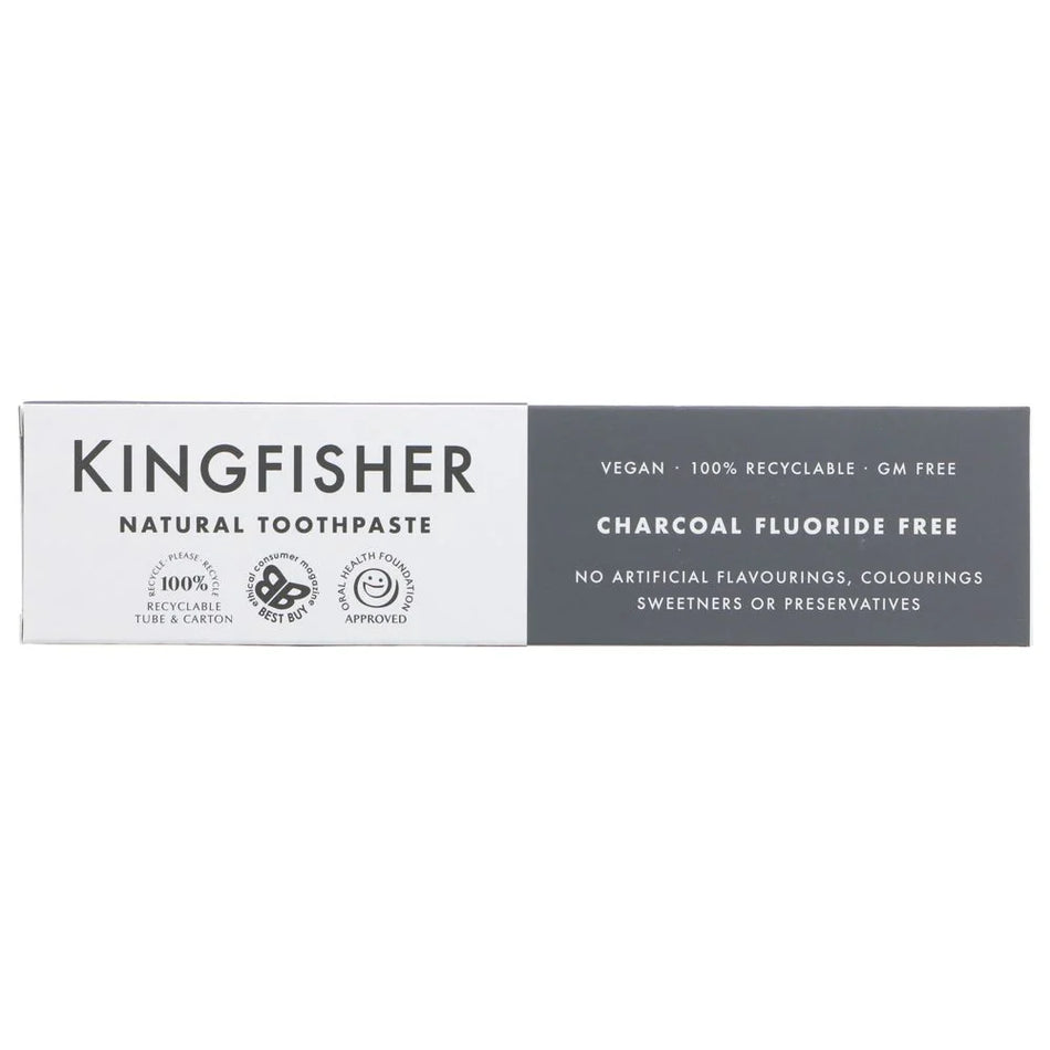 Kingfisher Charcoal Natural Toothpaste 100ml