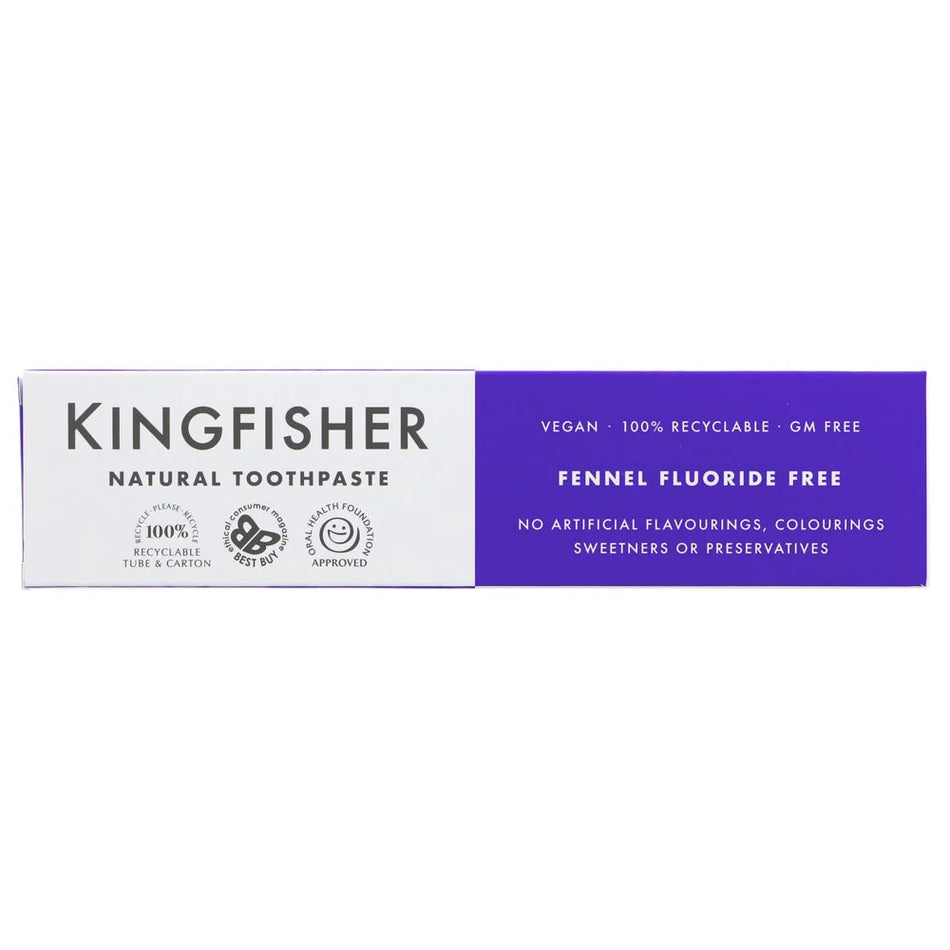Kingfisher Fennel Fluoride free Toothpaste 100ml
